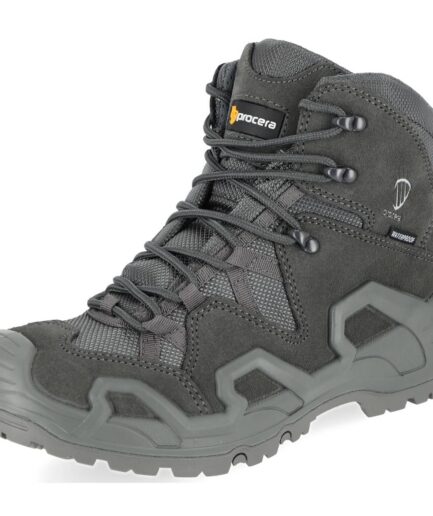 Szare Trzewiki bezpieczne EXPLORER z podnoskiem ochronnym.