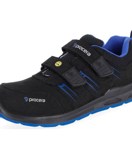 Półbuty bezpieczne OLYMPUS S1P ESD z podnoskiem i wkładką antyprzebiciową.