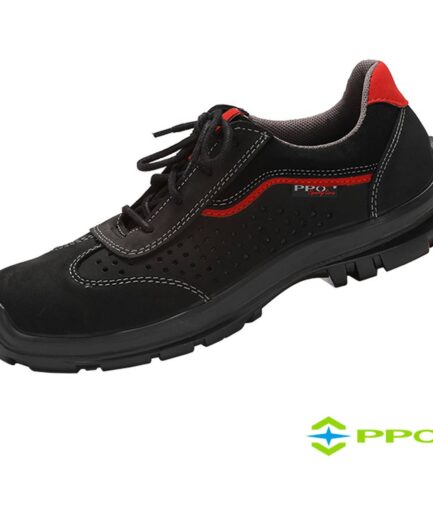 Półbuty bezpieczne PPO-502 S1P SRC z metalowym podnoskiem.
