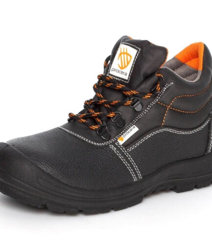 Trzewiki bezpieczne SOLID S1 z podnoskiem ochronnym.
