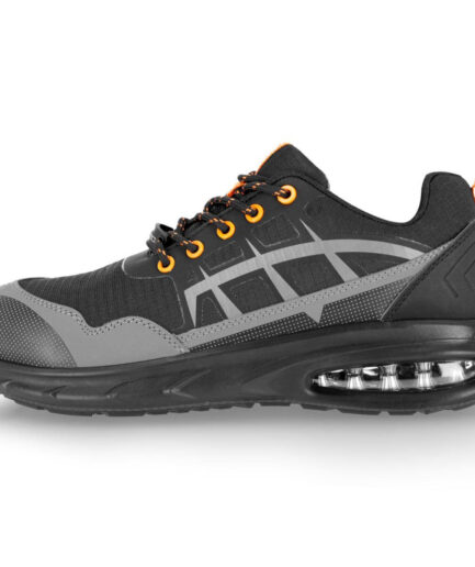 Półbuty bezpieczne TEXO-AIR EDGE SB – boczny profil obuwia BHP.