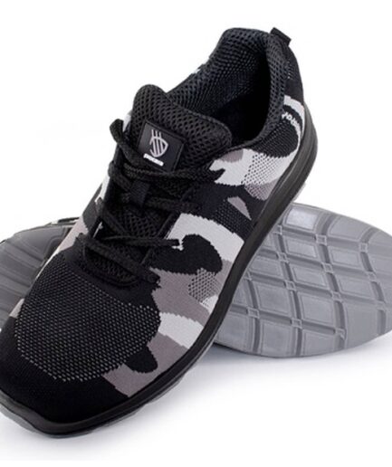 Antypoślizgowa podeszwa w półbutach bezpiecznych TEXO CAMO S1.